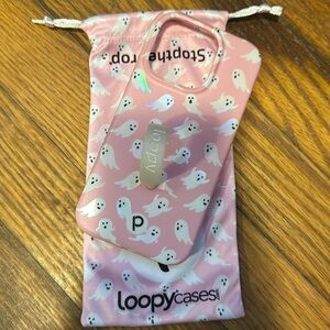 Loopy Case - Pink with Ghosts - iPhone 15 Pro